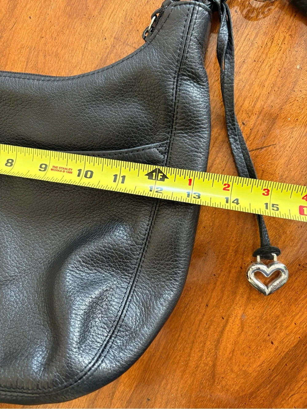 Brighton Barbados Pebbled Leather Shoulder Hobo Bag